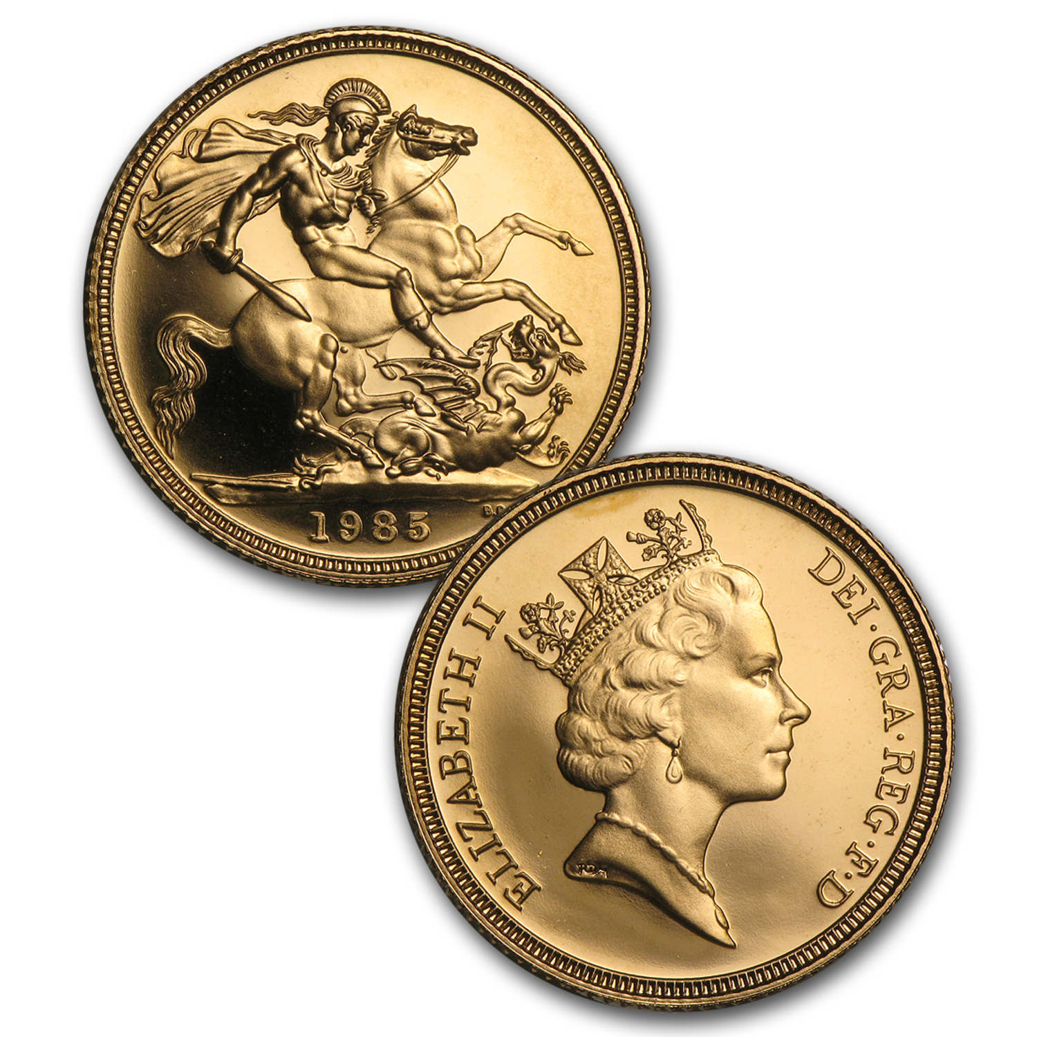 1985 Great Britain 4-Coin Gold Sovereign Proof Set | eBay